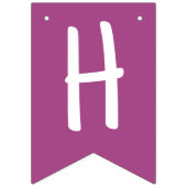 カラフルハッピーバースデー バンティングフラッグ (第2の旗)