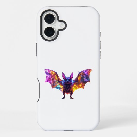 カラフルハロウィンバット iPhoneケース (裏面)