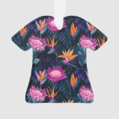 カラフルハワイアン花オーナメント オーナメント (正面)