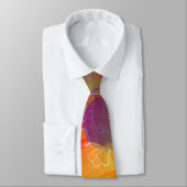 カラフルハートとバルーン抽象デザイン ネクタイ (タイ)