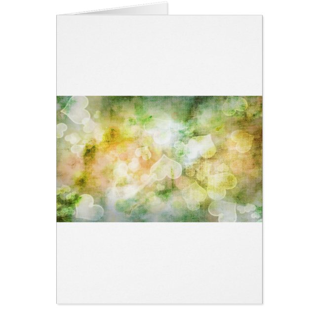 カラフルハートの背景 (正面)