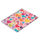 カラフルハートエクスプロージョン ノートブック - ロマンティック (左側)