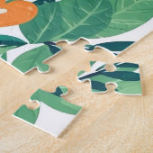 カラフルハートカスタム ジグソーパズル (側面)