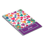 カラフルハートカスタム ノートブック (右側)