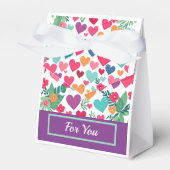 カラフルハートカスタム フェイバーボックス (正面サイド)