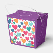カラフルハートカスタム フェイバーボックス (裏面サイド)