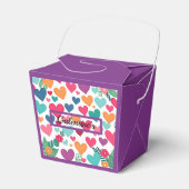 カラフルハートカスタム フェイバーボックス (正面サイド)