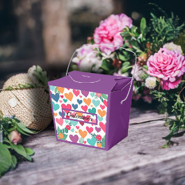 カラフルハートカスタム フェイバーボックス