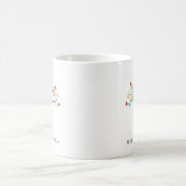 カラフルハートツリーサンキュー コーヒーマグカップ (中央)