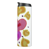 カラフルハートデザイン タンブラー (回転右)