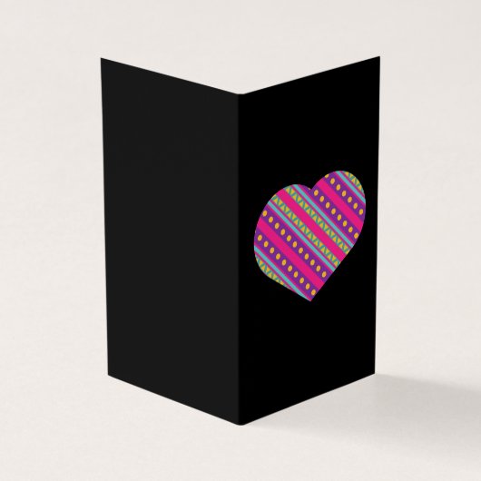 カラフルハートプラトニックバレンタインノテカード25pk (外部)