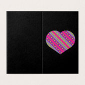 カラフルハートプラトニックバレンタインノテカード25pk (外部フラット)