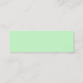 カラフルハートプロファイルカード スキニー名刺 (裏面)