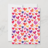 カラフルハート教室バレンタインの写真 シーズンカード (裏面)