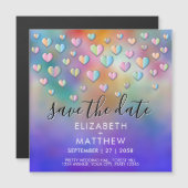 カラフルハート斑点デザイン (正面/裏面)