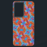 カラフルハート紫レッドブルー SAMSUNG GALAXY S21 ULTRAケース<br><div class="desc">紫カラフル、赤、紫、青のデザインのハート。</div>