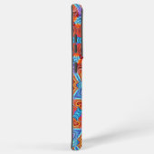 カラフルハート紫レッドブルー SAMSUNG GALAXYケース (右側面)