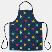 カラフルハート エプロン (正面)