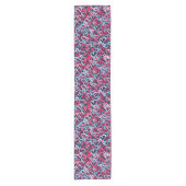 カラフルハート – グラフィティスタイル ショートテーブルランナー (正面)