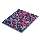 カラフルハート – グラフィティスタイル タイル (側面)