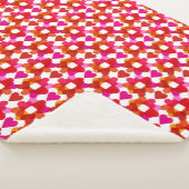 カラフルハート シェルパブランケット (3/4)