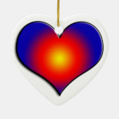 カラフルハート セラミックオーナメント (裏面)