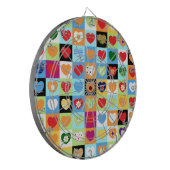 カラフルハート ダーツボード (正面左)