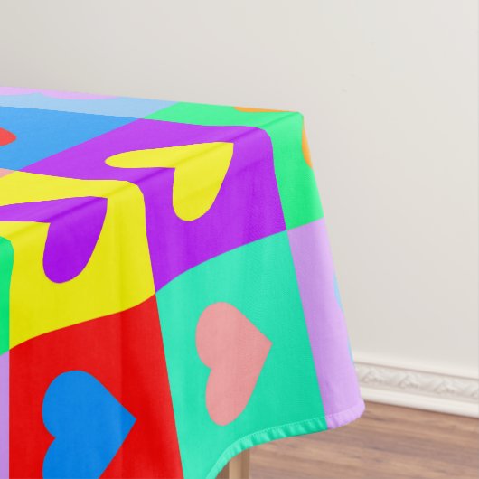 カラフルハート テーブルクロス (インサイチュ)