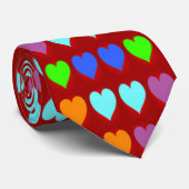 カラフルハート ネクタイ (ロール)