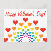 カラフルハート-ハッピーバレンタインデー! シーズンポストカード (正面)