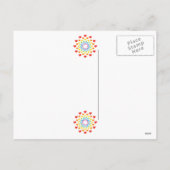 カラフルハート-ハッピーバレンタインデー! シーズンポストカード (裏面)