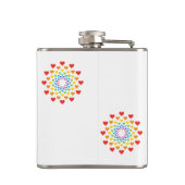 カラフルハート フラスク (裏面)