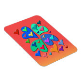 カラフルハート マグネット (右側)