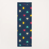 カラフルハート ヨガマット (正面)