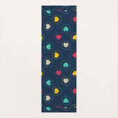 カラフルハート ヨガマット (裏面)