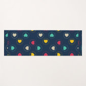 カラフルハート ヨガマット (正面(横))