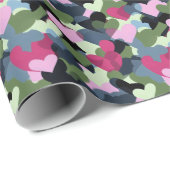 カラフルハート ラッピングペーパー (ロールコーナー)