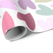 カラフルハート ラッピングペーパー (ロールコーナー)