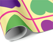 カラフルハート ラッピングペーパー (ロールコーナー)