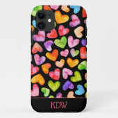カラフルハート Case-Mate iPhoneケース (裏面)