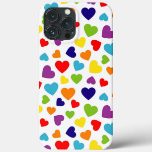 カラフルハート iPhone 13 PRO MAXケース