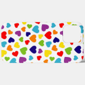 カラフルハート Case-Mate iPhoneケース (裏面 (横))