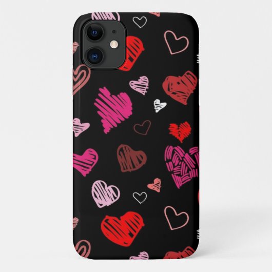 カラフルハート Case-Mate iPhoneケース (裏面)