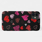 カラフルハート Case-Mate iPhoneケース (裏面(横))
