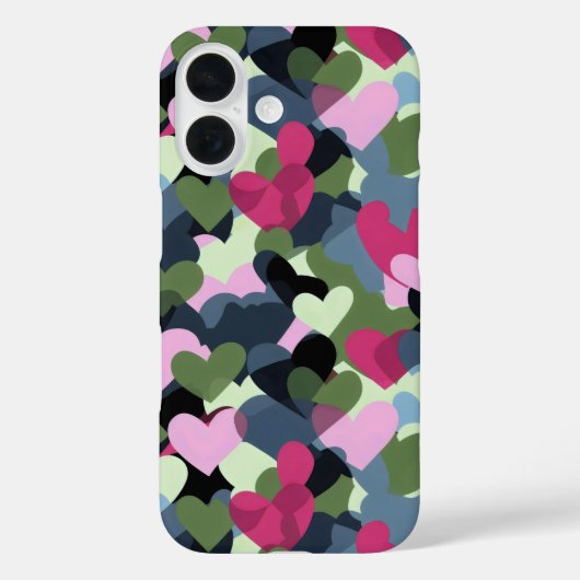 カラフルハート Case-Mate iPhoneケース (裏面)