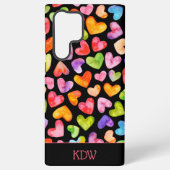 カラフルハート SAMSUNG GALAXYケース (裏面)