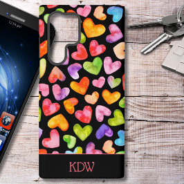 カラフルハート SAMSUNG GALAXY S22 ULTRAケース