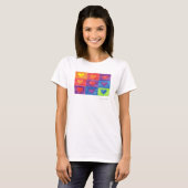 カラフルハートTシャツ Tシャツ (正面フル)