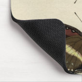 カラフルバタフライメドレオンクリーム背景 マウスパッド (コーナー)