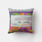 カラフルバッグの装飾用クッション クッション (裏面)